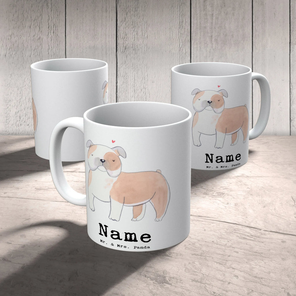 Personalisierte Tasse Englische Bulldogge Lebensretter Personalisiert, Namen, Wunschname, Tasse mit Namen, Tasse, Namenstasse, Drucken, Personalisierte Tasse, Hund, Hunderasse, Rassehund, Hundebesitzer, Geschenk, Tierfreund, Schenken, Welpe, Englische Bulldogge