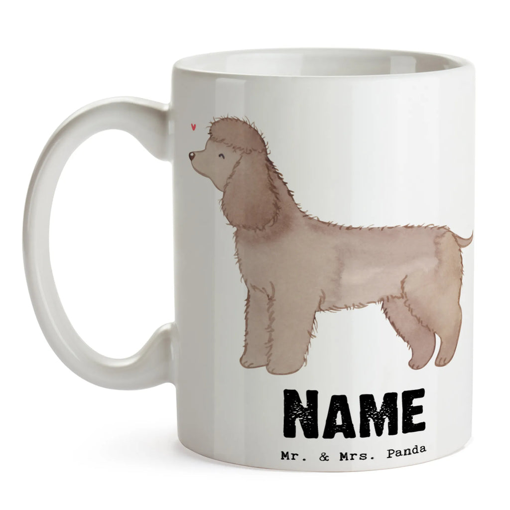 Personalisierte Tasse Irish Water Spaniel Lebensretter Personalisiert, Personalisierte Tasse, Namenstasse, Tasse, Drucken, Wunschname, Tasse mit Namen, Namen, Hund, Hunderasse, Rassehund, Hundebesitzer, Geschenk, Tierfreund, Schenken, Welpe, Irish Water Spaniel, Jagdhund