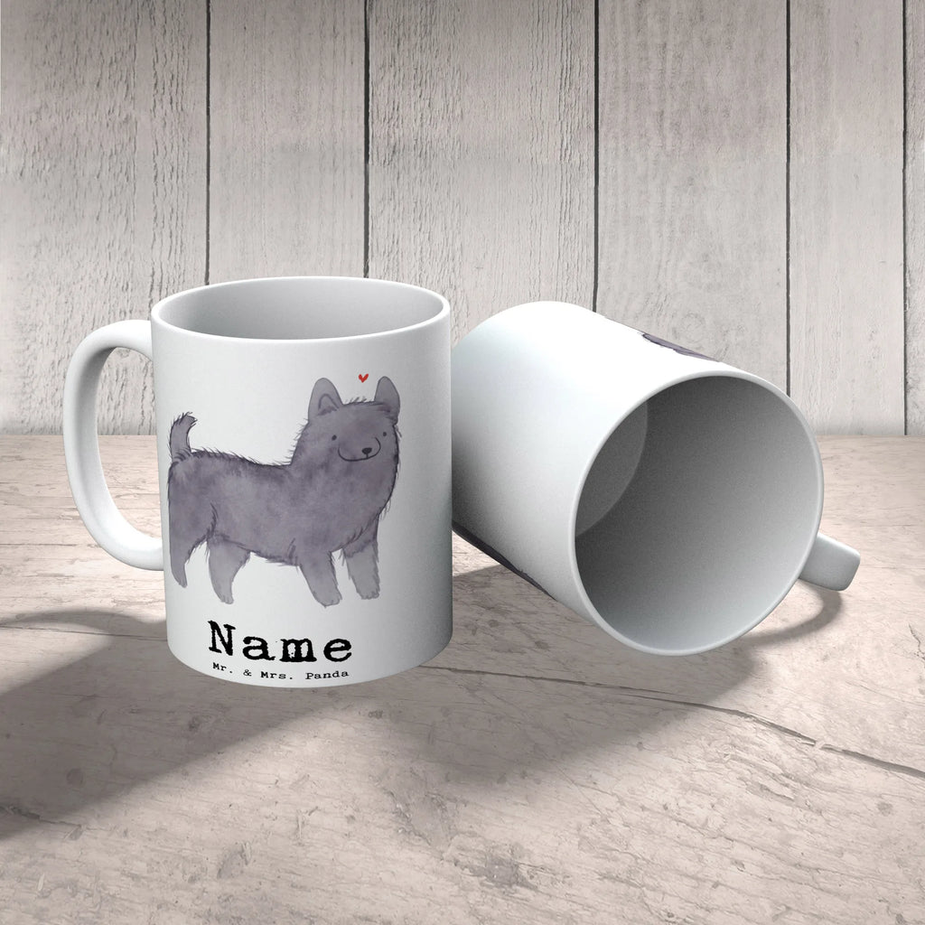 Personalisierte Tasse Schipperke Lebensretter Drucken, Namenstasse, Tasse, Personalisiert, Wunschname, Personalisierte Tasse, Namen, Tasse mit Namen, Hund, Hunderasse, Rassehund, Hundebesitzer, Geschenk, Tierfreund, Schenken, Welpe, Schipperke, belgische Hunderasse