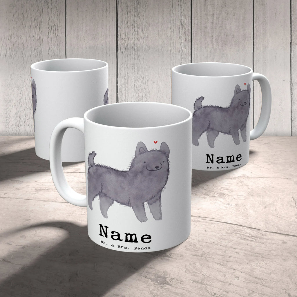 Personalisierte Tasse Schipperke Lebensretter Drucken, Namenstasse, Tasse, Personalisiert, Wunschname, Personalisierte Tasse, Namen, Tasse mit Namen, Hund, Hunderasse, Rassehund, Hundebesitzer, Geschenk, Tierfreund, Schenken, Welpe, Schipperke, belgische Hunderasse