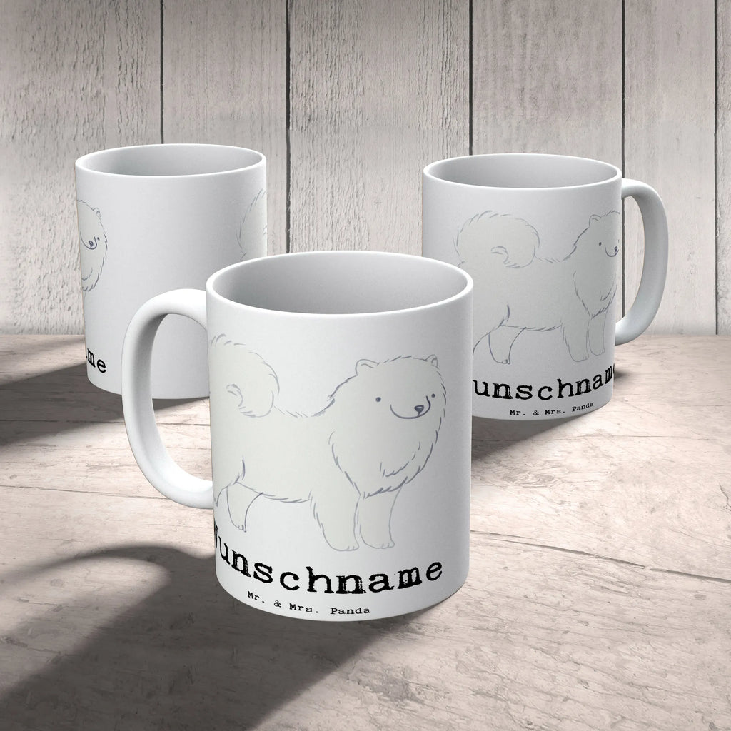 Personalisierte Tasse Samojede Lebensretter Wunschname, Personalisierte Tasse, Tasse, Drucken, Tasse mit Namen, Namen, Namenstasse, Personalisiert, Hund, Hunderasse, Rassehund, Hundebesitzer, Geschenk, Tierfreund, Schenken, Welpe, Samojedenspitz, Samojede, Samojedenhund