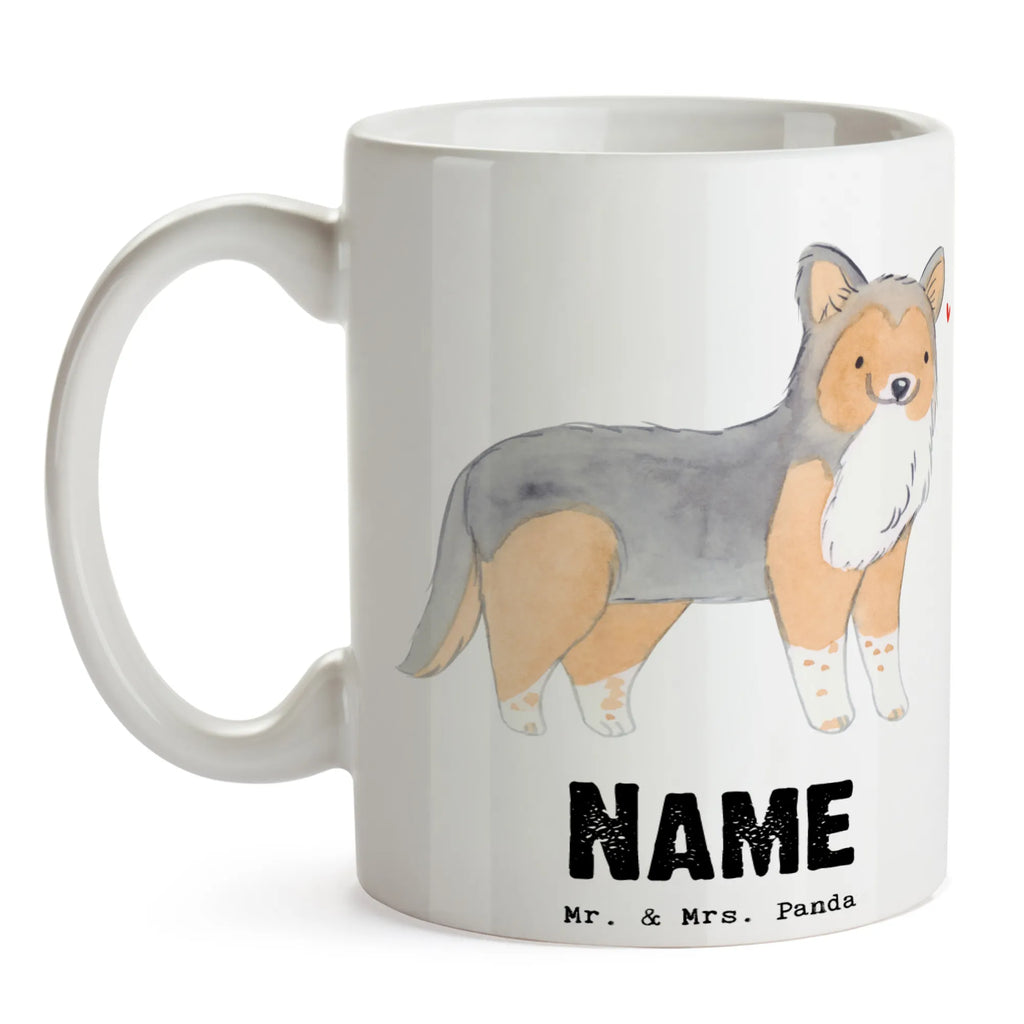 Personalisierte Tasse Shetland Sheepdog Lebensretter Namenstasse, Personalisiert, Drucken, Tasse, Wunschname, Namen, Tasse mit Namen, Personalisierte Tasse, Hund, Hunderasse, Rassehund, Hundebesitzer, Geschenk, Tierfreund, Schenken, Welpe, Sheltie, Shetland Sheepdog