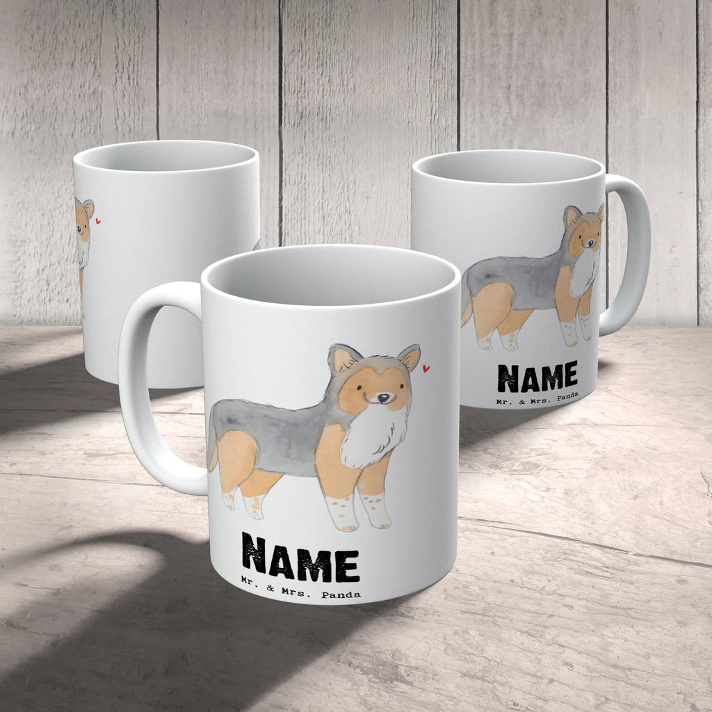 Personalisierte Tasse Shetland Sheepdog Lebensretter Namenstasse, Personalisiert, Drucken, Tasse, Wunschname, Namen, Tasse mit Namen, Personalisierte Tasse, Hund, Hunderasse, Rassehund, Hundebesitzer, Geschenk, Tierfreund, Schenken, Welpe, Sheltie, Shetland Sheepdog