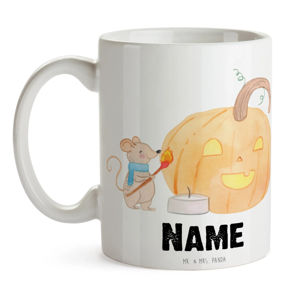 Personalisierte Tasse Kürbis Maus Drucken, Namen, Tasse, Tasse mit Namen, Personalisierte Tasse, Personalisiert, Wunschname, Namenstasse, Halloween, Deko, Martinssingen, Dekoration, Geschenke, Schenken, Kerzen, Maus, Süßes sonst gibt's saures, Kürbis, Trick or Treat, Halloween Deko