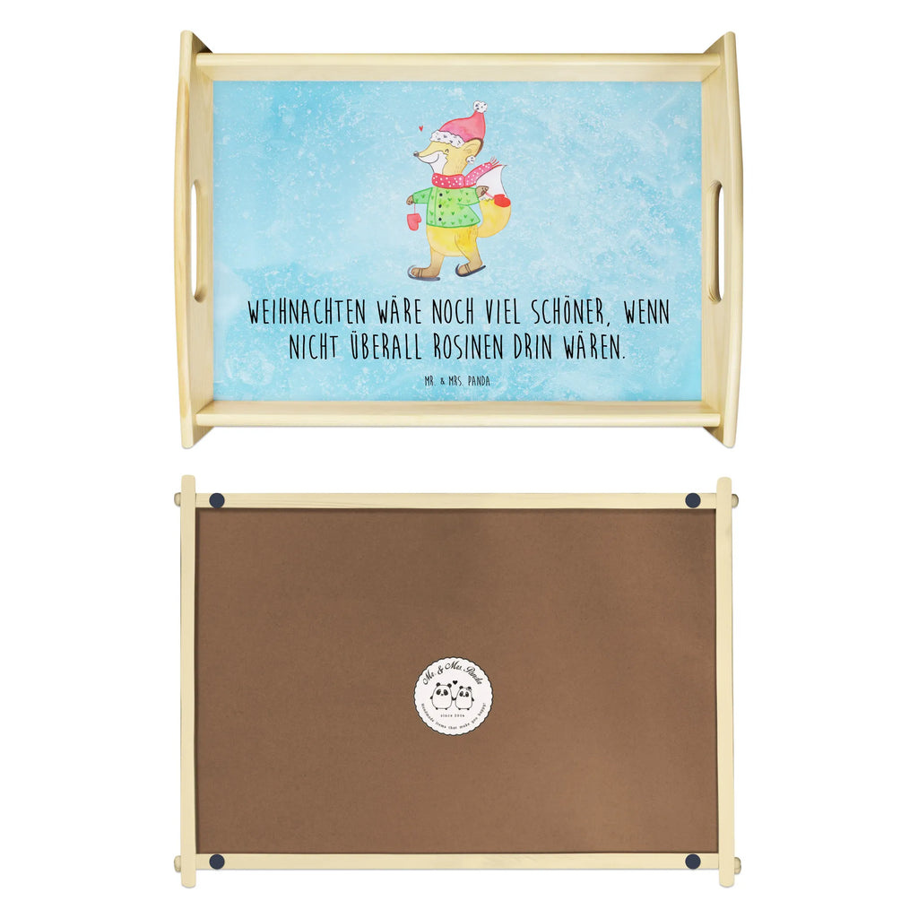 Serviertablett Fuchs  Schlittschuhe Küchentablett, Dekotablett, Frühstückstablett, Serviertablett, Holztablett, Tablett, Winter, Weihnachten, Weihnachtsdeko, Nikolaus, Advent, Heiligabend, Wintermotiv, Weihnachtstage, Weihnachtszeit, Weihnachtsbaum, Tannenbaum, Weihnachtsmann