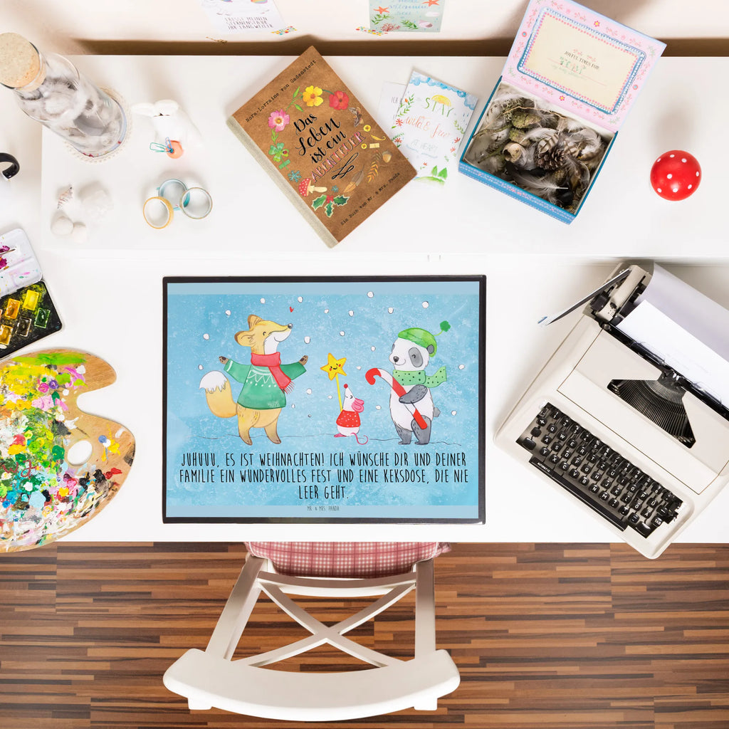 Schreibtischunterlage Winter Weihnachtsfreude tischpads, schreibtischmatte, schreibauflage, tischmatte, Schreibunterlage, tischpad, schreibtischunterlagen, tischmatten, tischauflage, Schreibtischauflage, Tischunterlage, schreibmatte, Schreibtisch Matte, arbeitsunterlage, tischauflagen, Schreibtisch Unterlagen, schreibtischunterlage, schreibtischauflagen, arbeitsmatte, pultunterlage, schreibauflagen, Weihnachten, Winter, Weihnachtsdeko, Nikolaus, Advent, Heiligabend, Wintermotiv, Weihnachtszeit, Weihnachtsmann, Tannenbaum, Weihnachtstage, Fuchs, Weihnachtsbaum