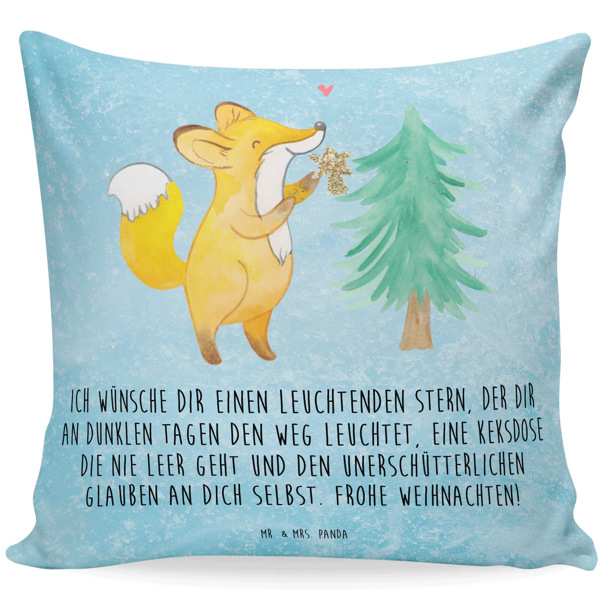 40x40 poduszka lis Choinka Zima, Boże Narodzenie, dekoracje świąteczne, Mikołaj, Adwent, Wigilia, zimowy motyw
