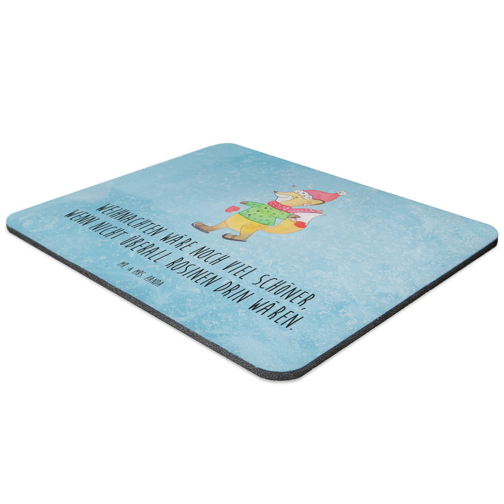 Mouse mat Fox skates Mouse, Print, Pad, Mouse Pad, Gift, Motif, PC, saying, fun, Work, Student, Office, Study, mousepad, Winter, Christmas, Christmas time, snow, winter, christmas, fir tree, santa claus, christmas time, christmas tree, christmas days, christmas eve, christmas present