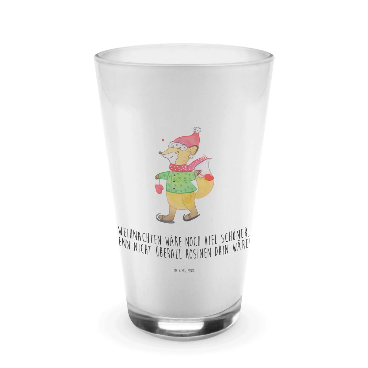 Glas Fuchs  Schlittschuhe Longdrinkglas, milchkaffee glas, Saftglas, cappuccino glas, Longdrink Glas, eiskaffeeglas, Glasbecher, kaffeeglas, bar glas, Trinkglas, Wasserglas, Glas, Cocktailglas, Cocktail Glas, Teeglas, Eiskaffee Glas, eistee glas, Trinkbecher Glas, Latte Macchiato Glas, Limonadenglas, Latte Glas, becher glas, Kaffee Glas, smoothie glas, cappuccinoglas, Weihnachten, Winter, Weihnachtsdeko, Nikolaus, Advent, Heiligabend, Wintermotiv, Weihnachtszeit, Weihnachtstage, Weihnachtsbaum, Tannenbaum, Weihnachtsmann