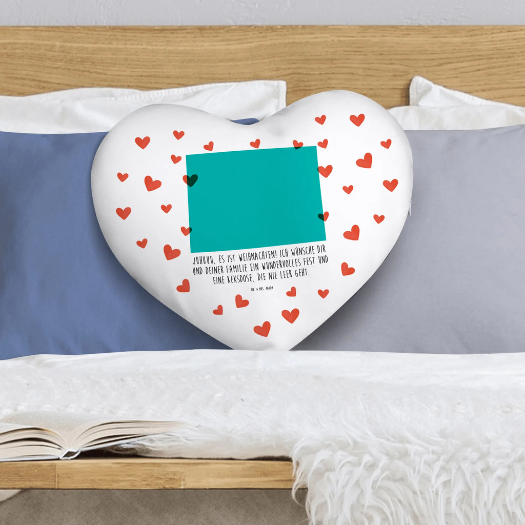 Heart cushion winter Christmas joy Winter, Christmas, Christmas time, snow, santa claus, christmas time, winter, christmas eve, fir tree, fox, christmas, christmas tree, christmas days