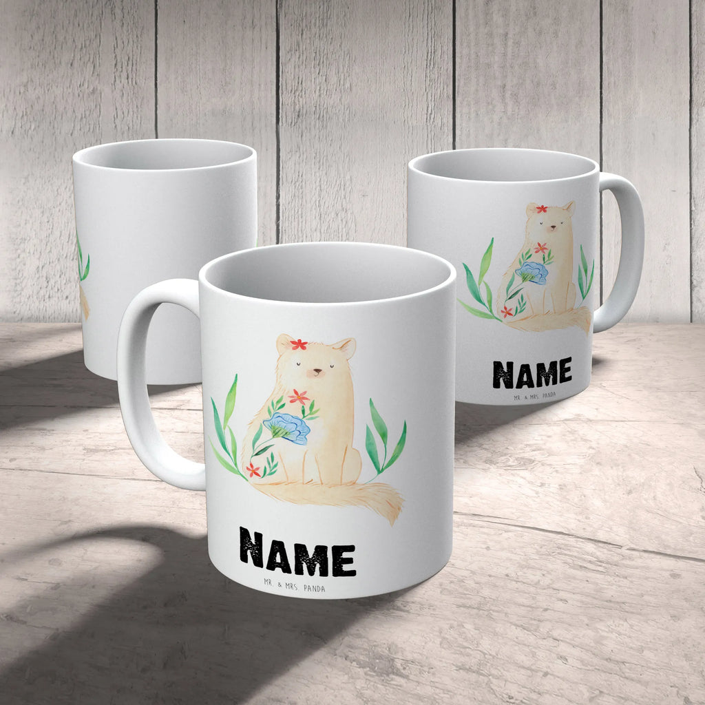 Personalised cup Cat Flower cat, tomcat, kitty, meow, kitten, housecat, mama cat, love cats, cat image, cat fan, cat lover, cat fancier, cat decoration, gift for cat lover, cat owner, funny cats, cat sayings, cat motto, funny cat gifts, fan merchandise, cat stuff, animal lover, courage outburst, self-love, Cat, self-care, motivation