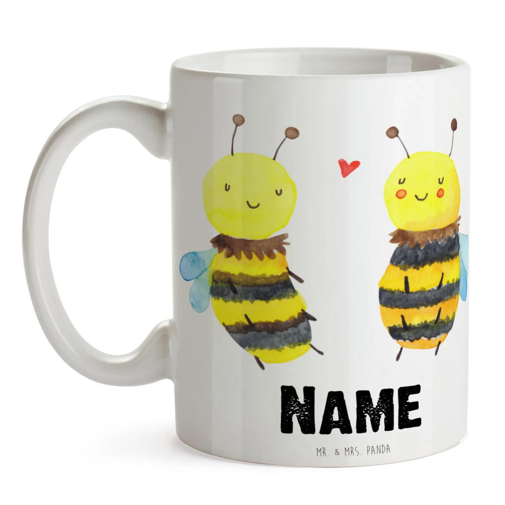 Personalisierte Tasse Biene Verliebt Personalisierte Tasse, Namenstasse, Tasse mit Namen, Tasse, Drucken, Namen, Wunschname, Personalisiert, Biene, Wespe, Hummel