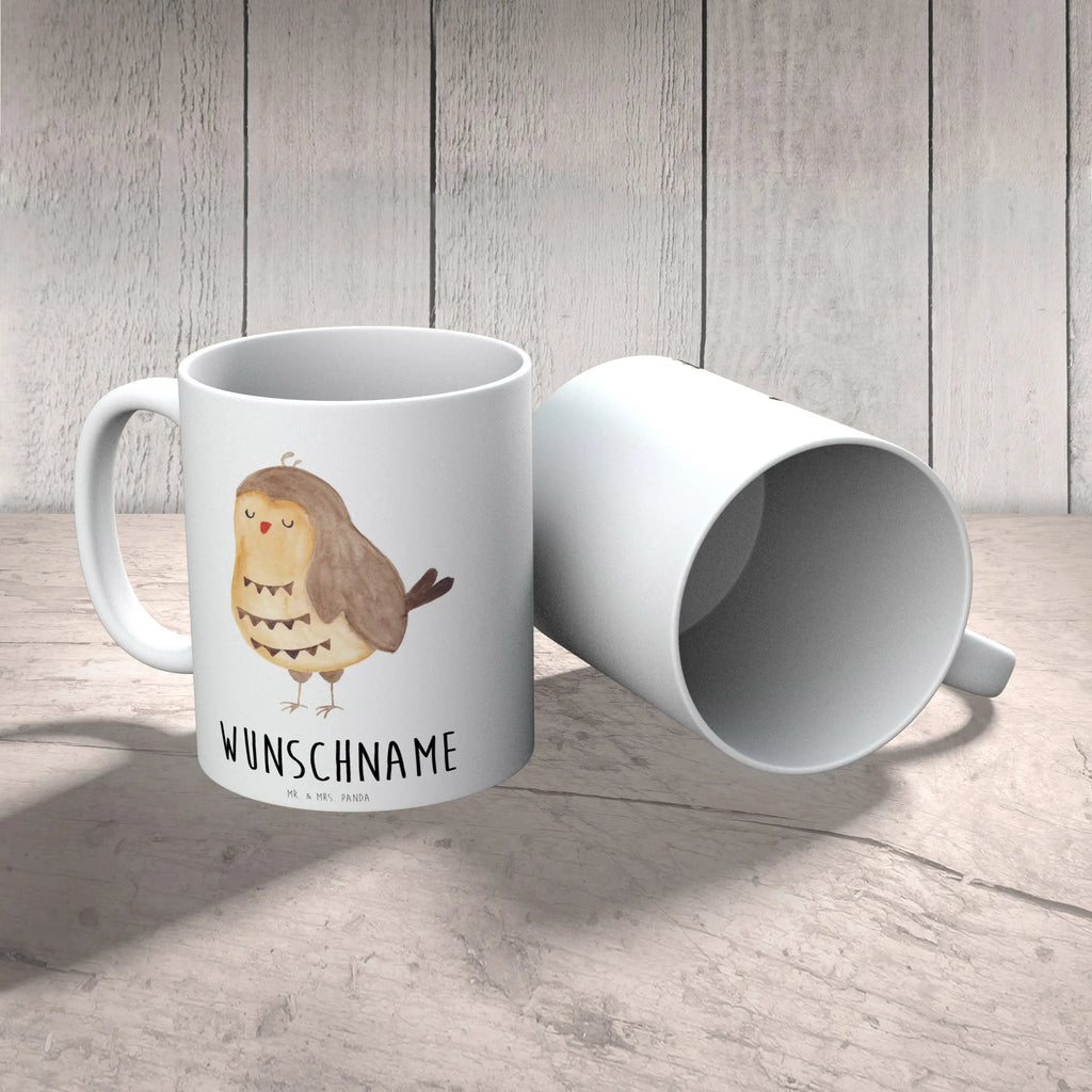 Personalisierte Tasse Eule Zufrieden Namenstasse, Wunschname, Namen, Tasse mit Namen, Personalisierte Tasse, Drucken, Tasse, Personalisiert, Eule, Eule deko, Owl, Wortspiel lustig, Geschenk Hochzeitstag, Eule Spruch, Spruch schön, Romantisch, Liebe Spruch