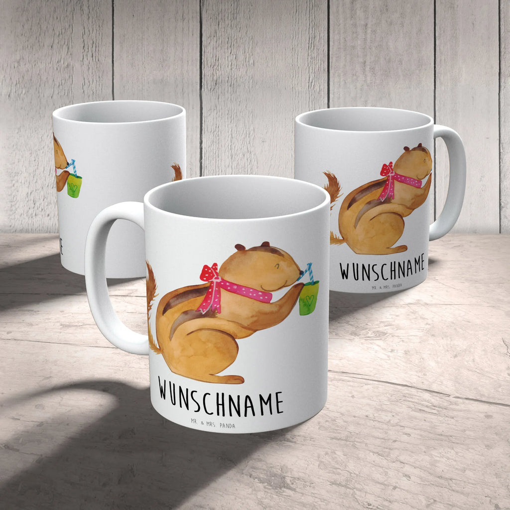 Personalised cup Squirrel smoothies small animals, cute, funny, cute animal motives, hand drawn, small world, funny sayings, good mood, happy, gifts, gift ideas, special gifts, animal lover, card, weight loss, chipmunks, squirrels, Green smoothies, diet