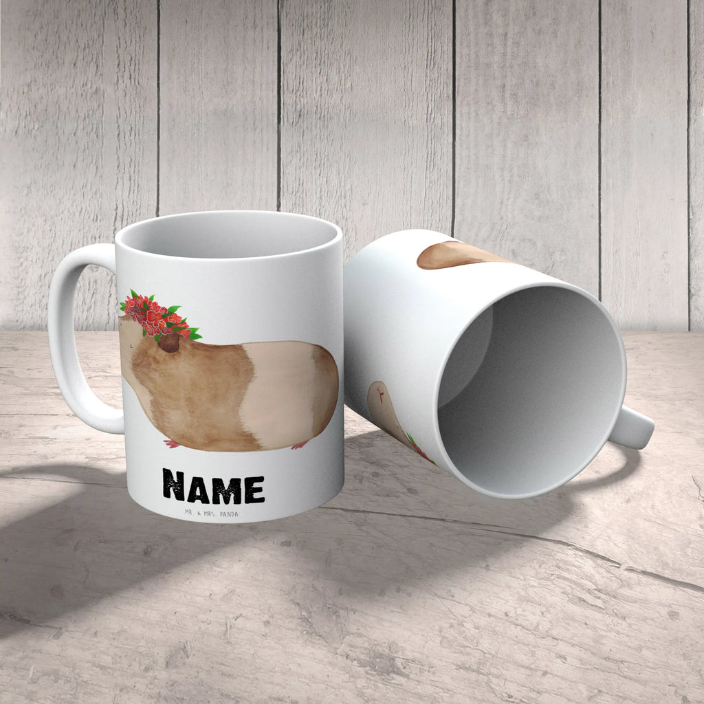 Personalisierte Tasse Meerschweinchen weise Drucken, Tasse, Namen, Personalisiert, Wunschname, Tasse mit Namen, Namenstasse, Personalisierte Tasse, Lustige Sprüche, Tiere, Tiermotive, Gute Laune, Realität, Wunder, Motivation, Meerie, Meeries, Meerschweinchen, Spruch, Wunderland, Weisheit, Blumenkind