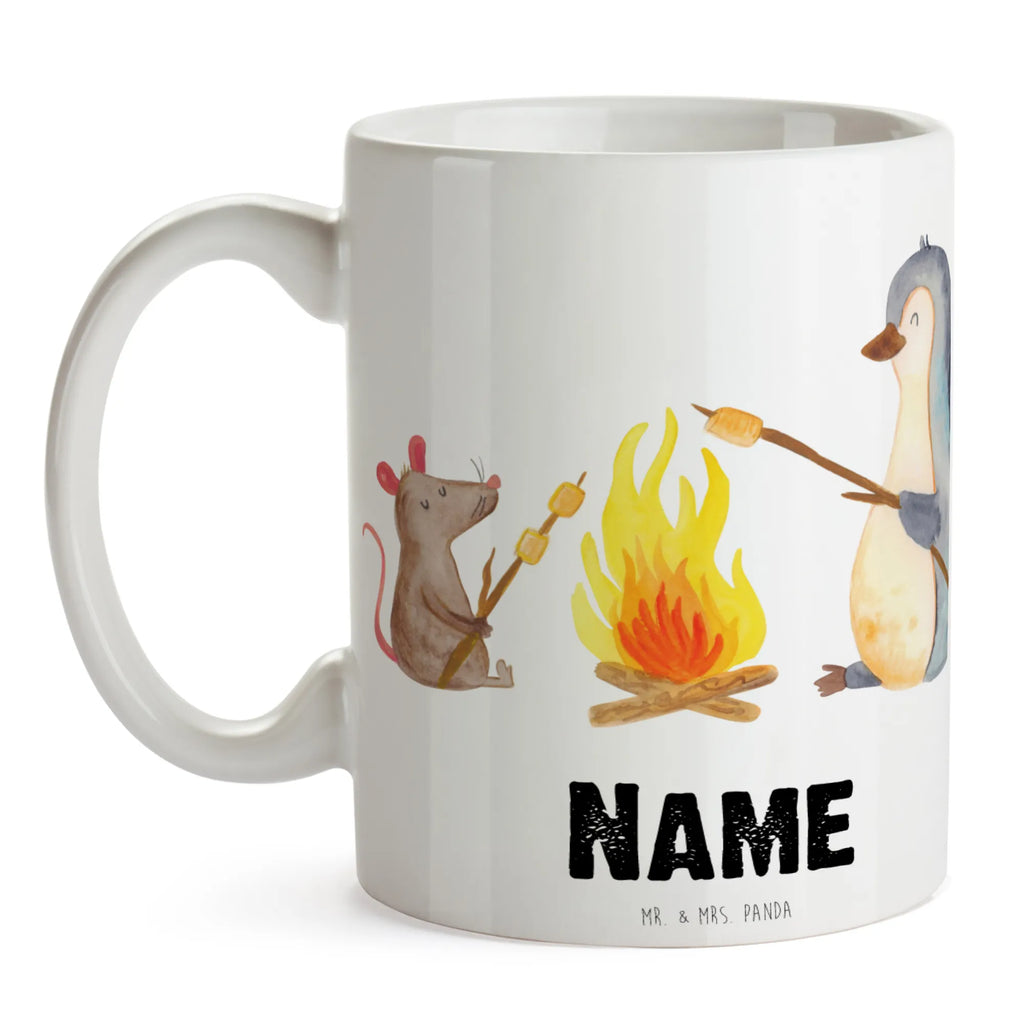 Personalisierte Tasse Pinguin Lagerfeuer Personalisierte Tasse, Wunschname, Namen, Personalisiert, Tasse mit Namen, Drucken, Tasse, Namenstasse, Pinguin, Lebensspruch, Grillen, Pinguine, Lebensmotivation, Neustart, Büroalltag, Maus, Feuer, Liebe, Leben, Lagerfeuer, Marshmallows, Motivation, Büro, Job, Arbeit
