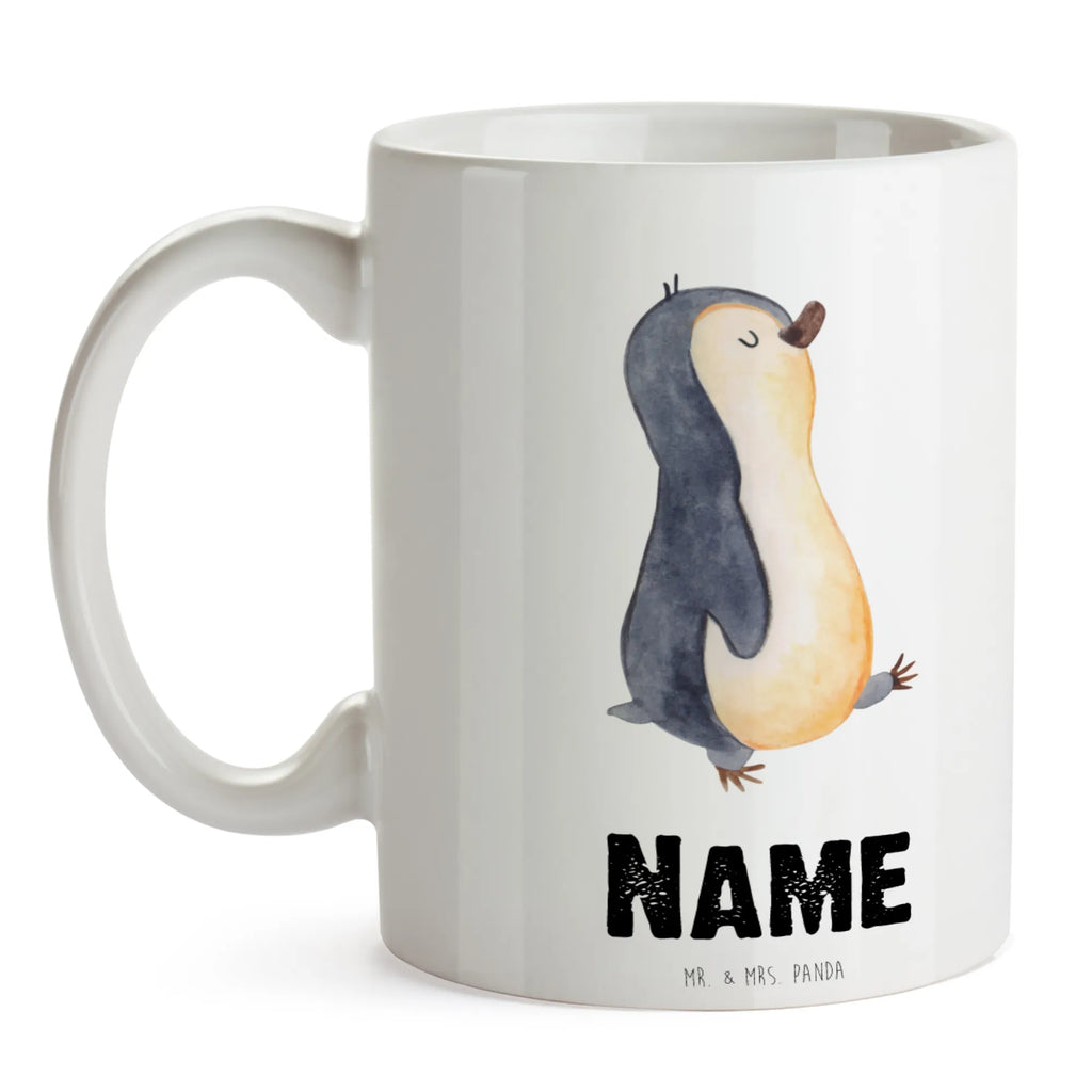 Personalised cup Penguin march Penguin, North Pole, Winter, Penguins, penguins, brother, late riser, family, penguin, sister, early riser