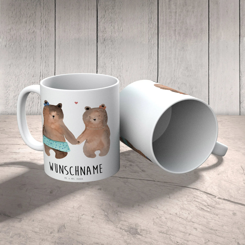 Personalisierte Tasse Bär Freundin Tasse mit Namen, Namen, Namenstasse, Drucken, Tasse, Personalisiert, Personalisierte Tasse, Wunschname, Bär, Teddy, Teddybär, Bär Freundin Beste Freund Liebe Liebesbeweis Verliebt Kumpel Kumpeliene
