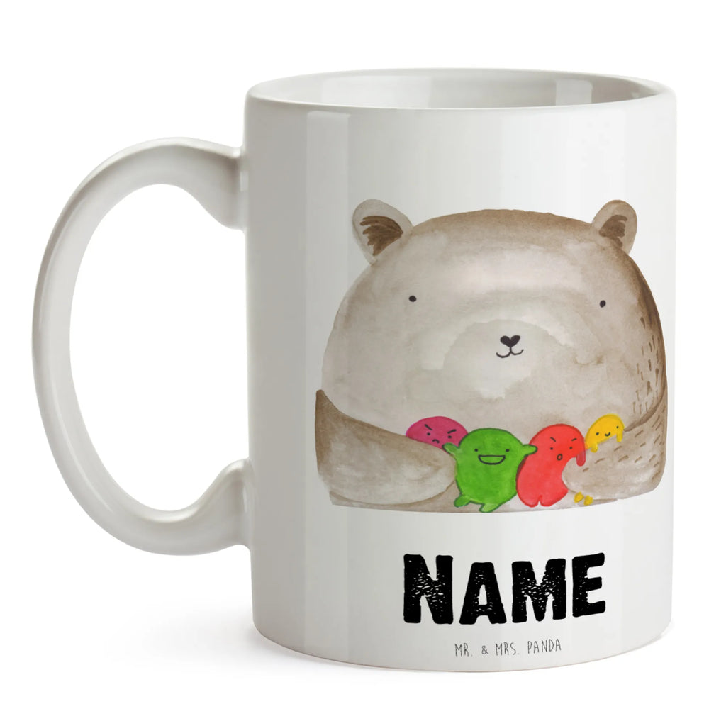 Personalisierte Tasse Bär Gefühl Tasse, Personalisiert, Namen, Tasse mit Namen, Personalisierte Tasse, Namenstasse, Wunschname, Drucken, Bär, Teddy, Teddybär, Verrückt, Wahnsinn, Durchgedreht