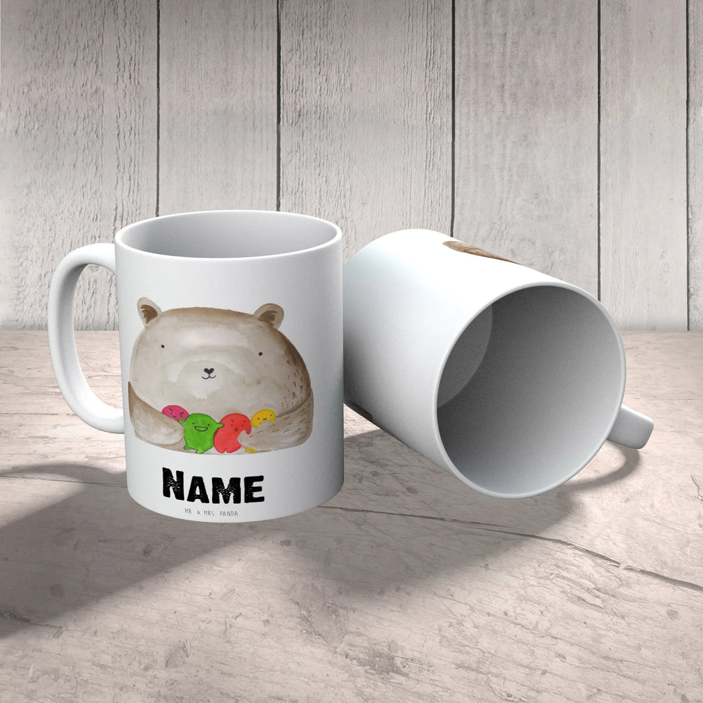 Personalisierte Tasse Bär Gefühl Tasse, Personalisiert, Namen, Tasse mit Namen, Personalisierte Tasse, Namenstasse, Wunschname, Drucken, Bär, Teddy, Teddybär, Verrückt, Wahnsinn, Durchgedreht