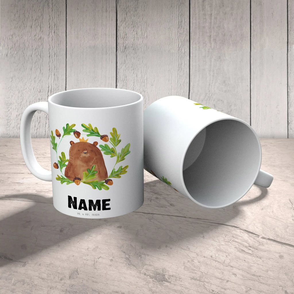 Personalisierte Tasse Bär König Namen, Drucken, Wunschname, Namenstasse, Tasse, Personalisierte Tasse, Personalisiert, Tasse mit Namen, Bär, Teddy, Teddybär, Daddy, weltbester Papa, Papa, bester Papa, Papa Bär, Vater, bester Vater, Dad, Vatertag, Papi