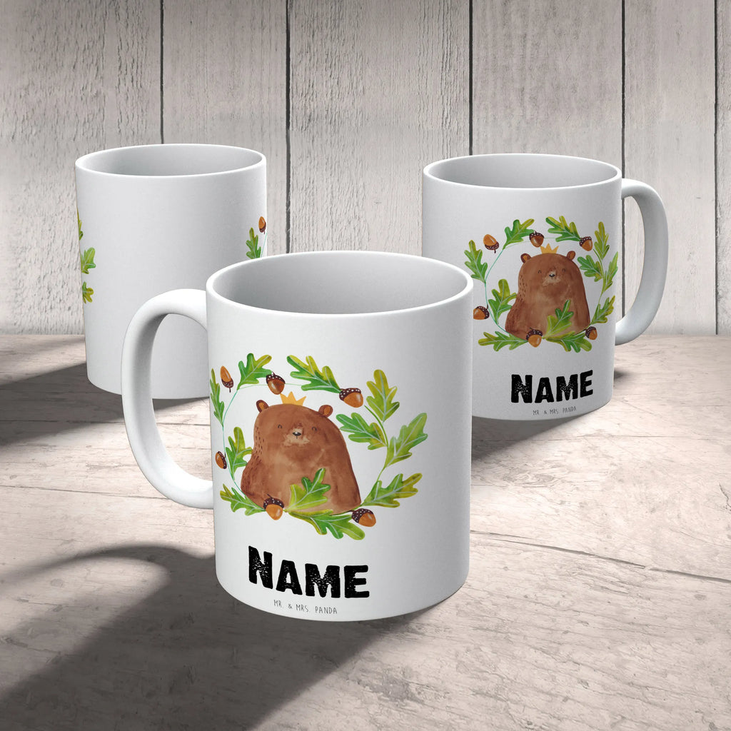 Personalisierte Tasse Bär König Namen, Drucken, Wunschname, Namenstasse, Tasse, Personalisierte Tasse, Personalisiert, Tasse mit Namen, Bär, Teddy, Teddybär, Daddy, weltbester Papa, Papa, bester Papa, Papa Bär, Vater, bester Vater, Dad, Vatertag, Papi
