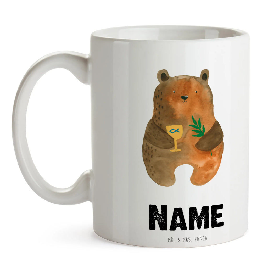 Personalisierte Tasse Konfirmation-Bär Namenstasse, Tasse mit Namen, Namen, Personalisierte Tasse, Personalisiert, Wunschname, Drucken, Tasse, Teddy, Bär, Teddybär, Konfirmation, Evangelisch, Kirche, Gottesdienst