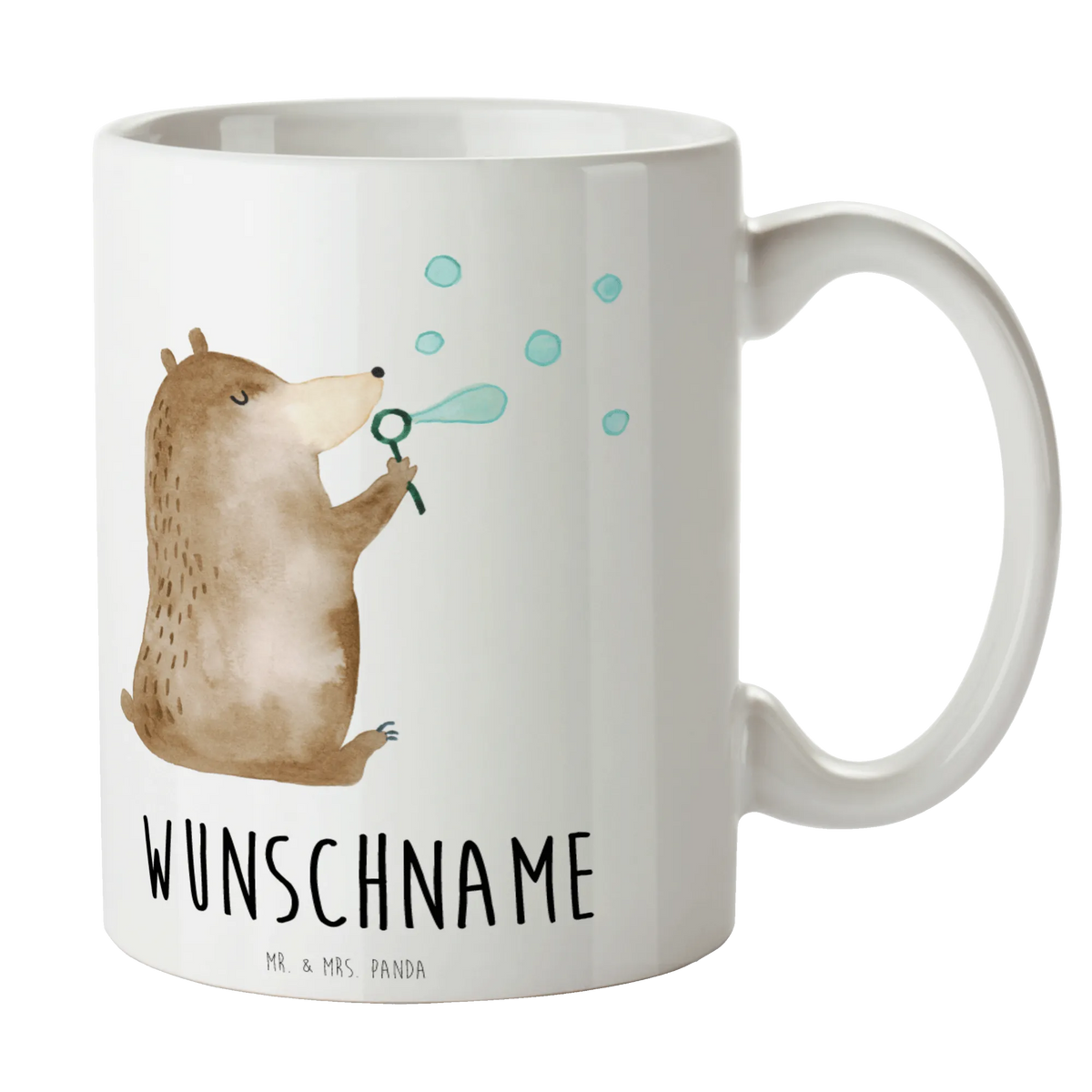 Personalised cup bear soap bubbles bear, teddy, teddy bear, cuddly toy, Soap Bubbles Bear Funny Being Happy Sad Happy