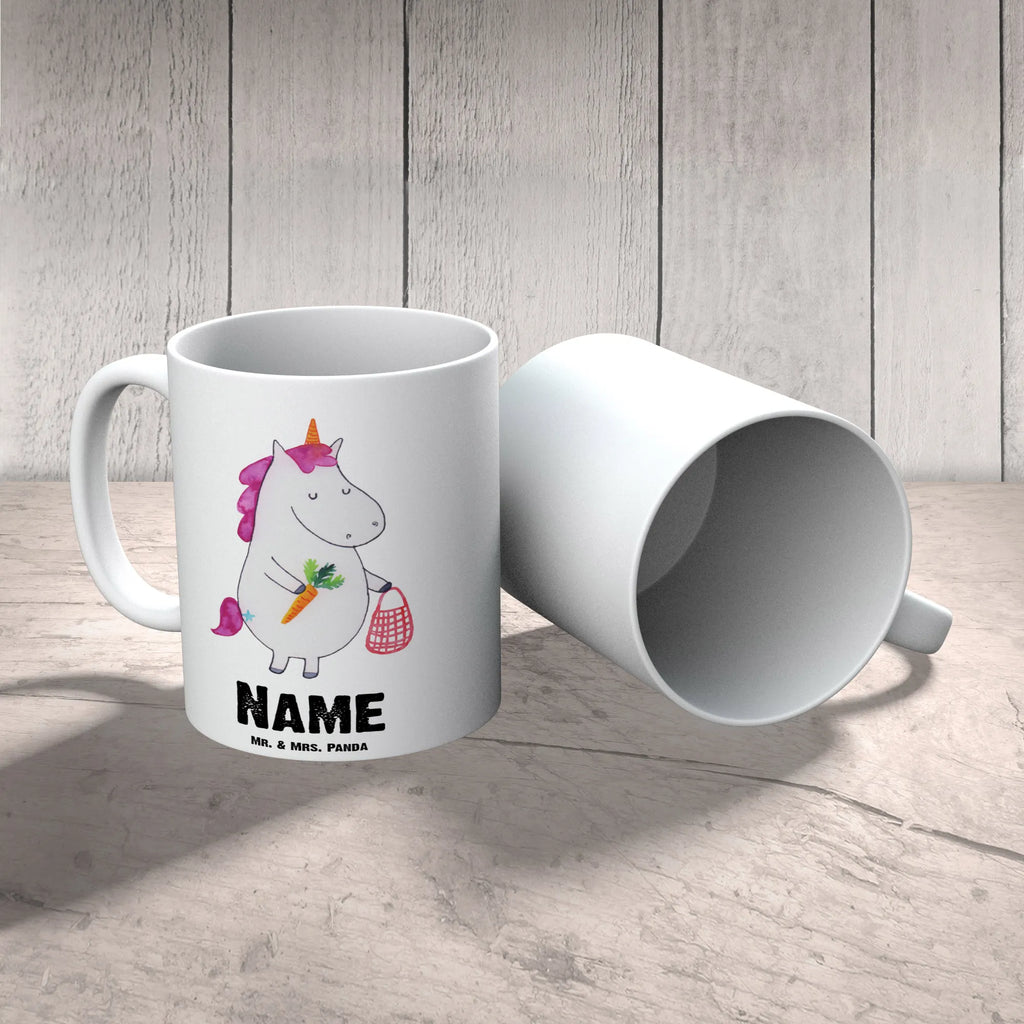 Personalisierte Tasse Einhorn Gemüse Personalisierte Tasse, Namenstasse, Tasse mit Namen, Namen, Personalisiert, Drucken, Tasse, Wunschname, Einhorn, Einhörner, Einhorn Deko, Unicorn, Wochenmarkt, Gemüse, Biomarkt