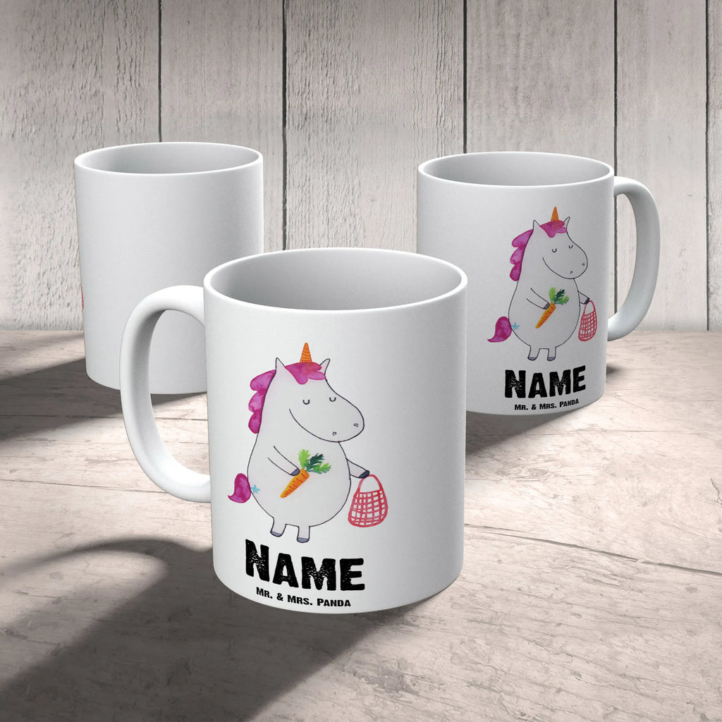Personalisierte Tasse Einhorn Gemüse Personalisierte Tasse, Namenstasse, Tasse mit Namen, Namen, Personalisiert, Drucken, Tasse, Wunschname, Einhorn, Einhörner, Einhorn Deko, Unicorn, Wochenmarkt, Gemüse, Biomarkt