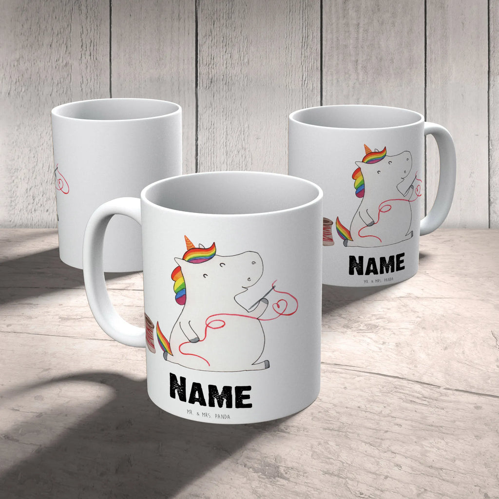 Personalisierte Tasse Einhorn Näherin Tasse, Personalisiert, Namenstasse, Personalisierte Tasse, Tasse mit Namen, Wunschname, Drucken, Namen, Einhorn, Einhörner, Einhorn Deko, Unicorn, Mädchen, Nähzimmer, Freundin, basteln, nähen, Näherin, Stricken, Häkeln