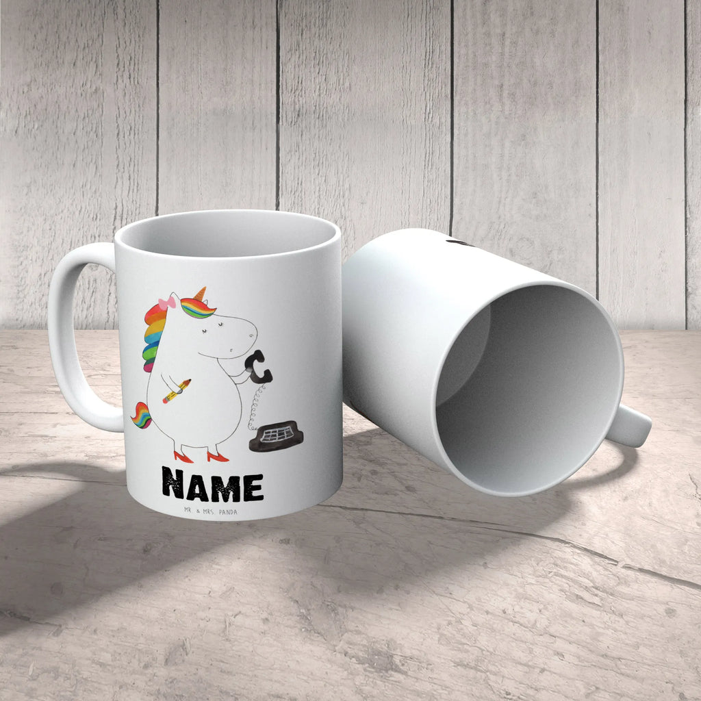 Personalised cup unicorn secretary unicorn, unicorns, office, Secretary, attorney, secretary present, office worker, gift colleg, tax office, office help