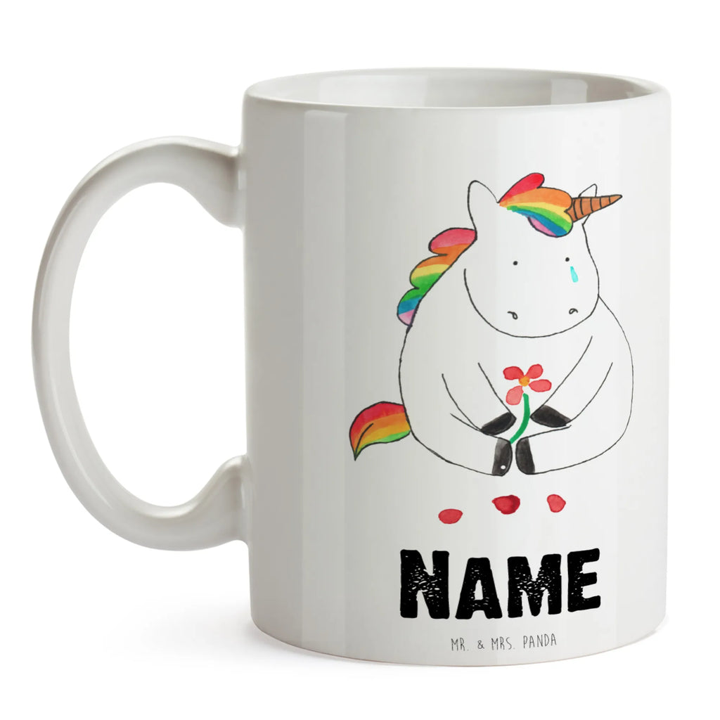 Spersonalizowany kubek Jednorożec Smutny Jednorożec, jednorożce, dekoracje jednorożca, jednorożec