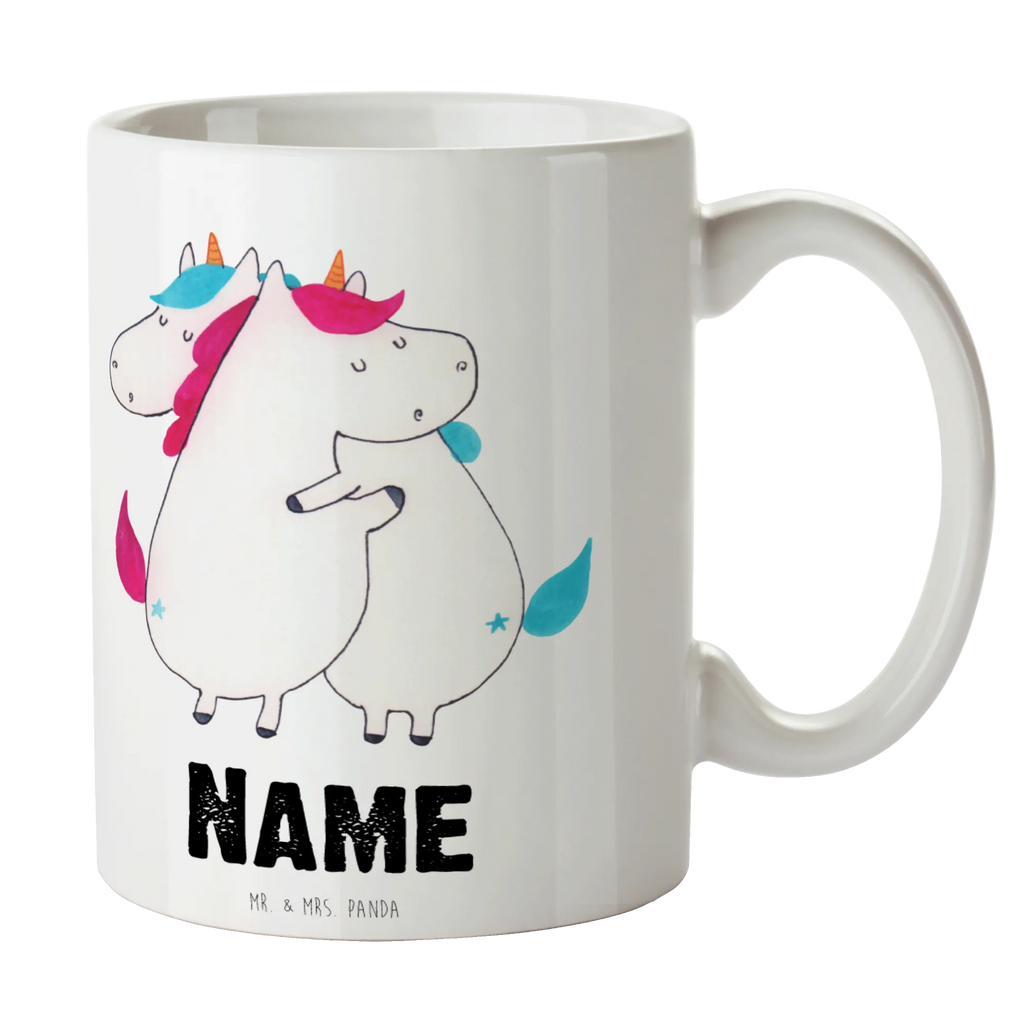 Personalisierte Tasse Einhörner Umarmen Namenstasse, Tasse mit Namen, Personalisiert, Wunschname, Tasse, Drucken, Personalisierte Tasse, Namen, Einhorn, Einhörner, Einhorn Deko, Unicorn, Geschwister, Freundinnen, Schwestern, BFF, Schwester, Freundin, Liebe, Sister, Familie
