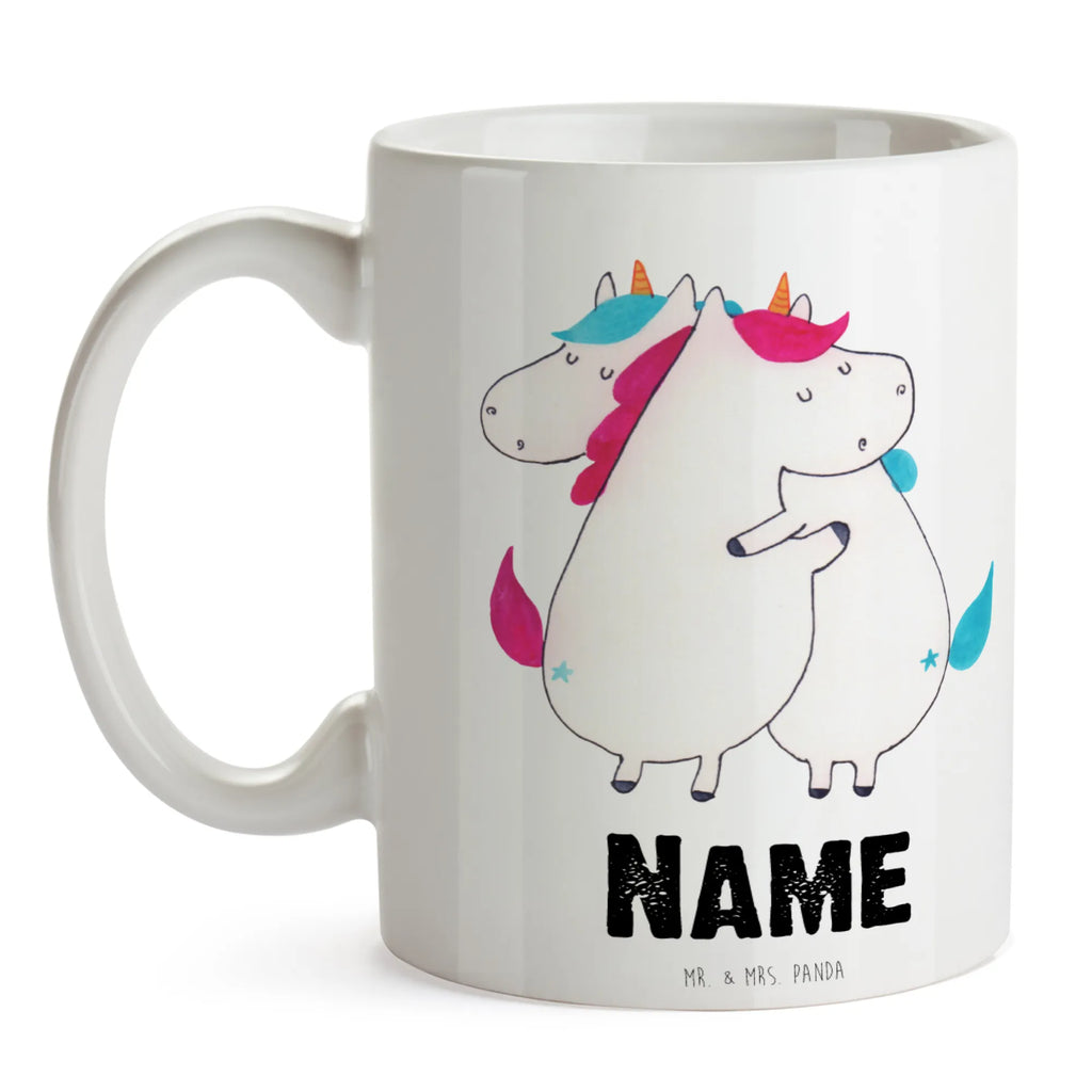 Personalisierte Tasse Einhörner Umarmen Namenstasse, Tasse mit Namen, Personalisiert, Wunschname, Tasse, Drucken, Personalisierte Tasse, Namen, Einhorn, Einhörner, Einhorn Deko, Unicorn, Geschwister, Freundinnen, Schwestern, BFF, Schwester, Freundin, Liebe, Sister, Familie