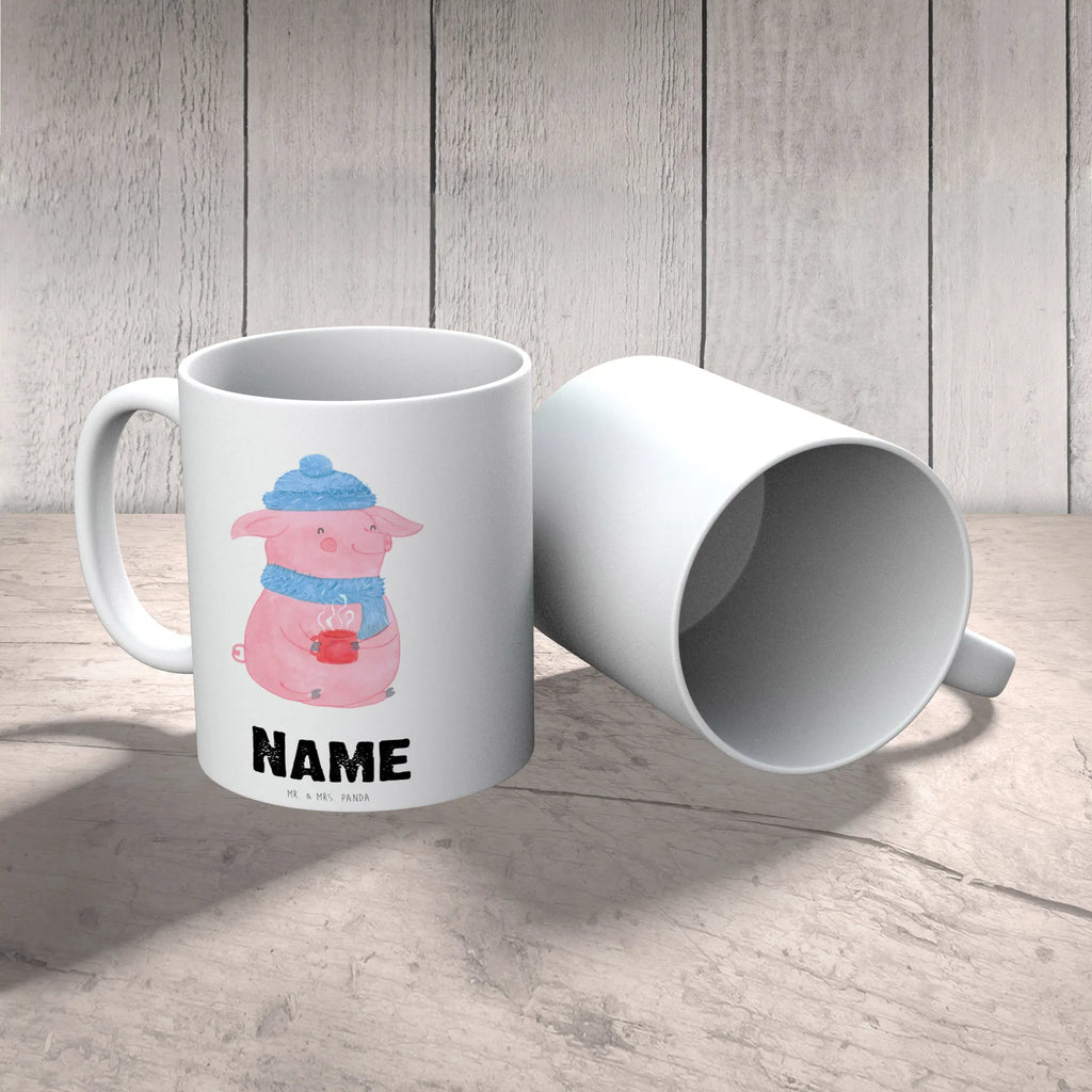 Personalised cup Pig Mulled wine Winter, Christmas, Christmas time, snow, Christmas market, mulled wine, mulled pig, punch