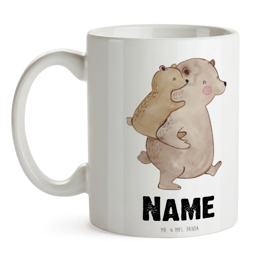 Personalisierte Tasse Papa Bär Namenstasse, Tasse mit Namen, Wunschname, Drucken, Personalisiert, Namen, Personalisierte Tasse, Tasse, Familie, Vatertag, Muttertag, Bruder, Schwester, Mama, Papa, Oma, Opa, Geburtstag, Onkel, Vater, Vati, Geschenk, Papi