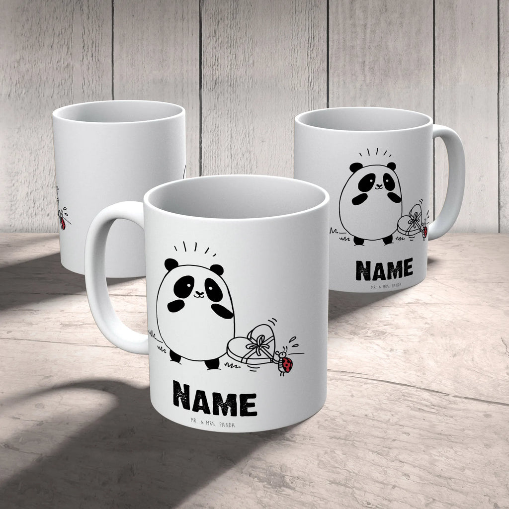 Spersonalizowany kubek Panda Dziękuję Namenstasse, Drucken, Namen, Wunschname, Personalisiert, Tasse, Personalisierte Tasse, Tasse mit Namen