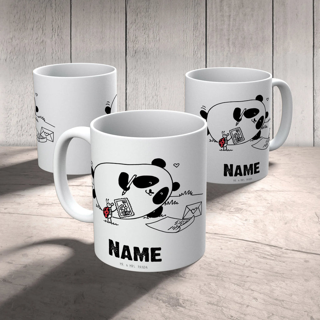 Spersonalizowany kubek Panda tęsknić Personalisierte Tasse, Wunschname, Namen, Drucken, Tasse mit Namen, Namenstasse, Tasse, Personalisiert
