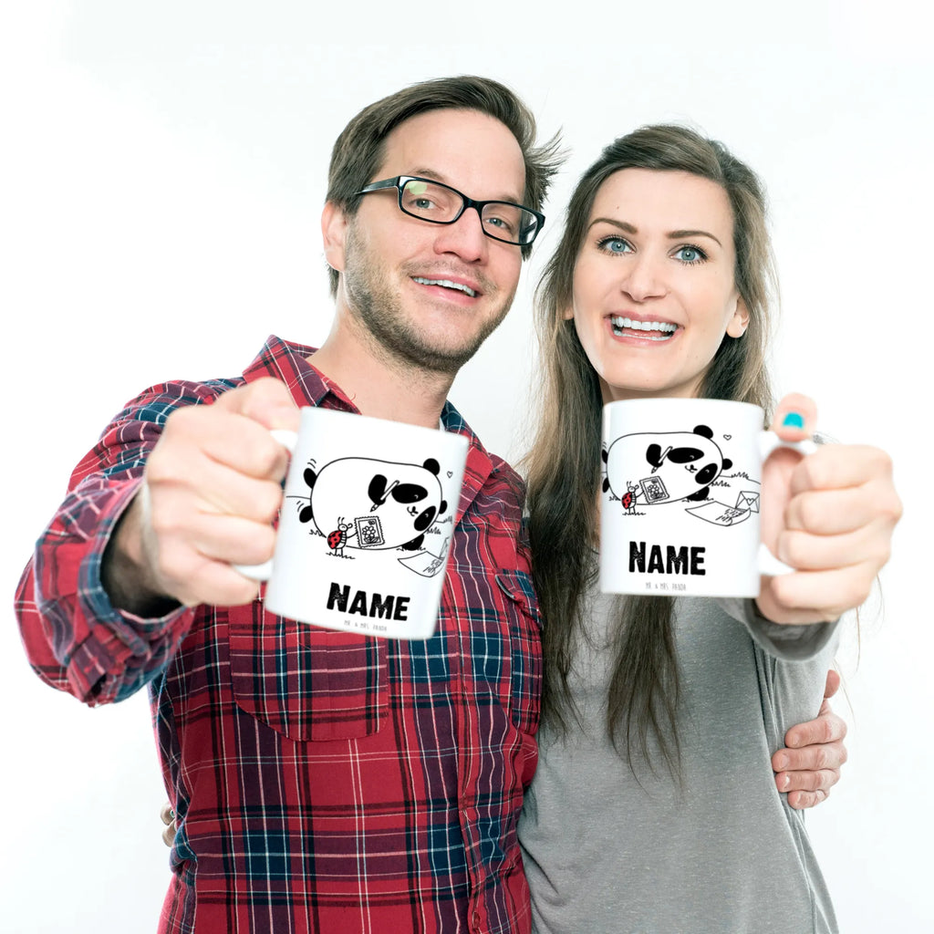 Spersonalizowany kubek Panda tęsknić Personalisierte Tasse, Wunschname, Namen, Drucken, Tasse mit Namen, Namenstasse, Tasse, Personalisiert