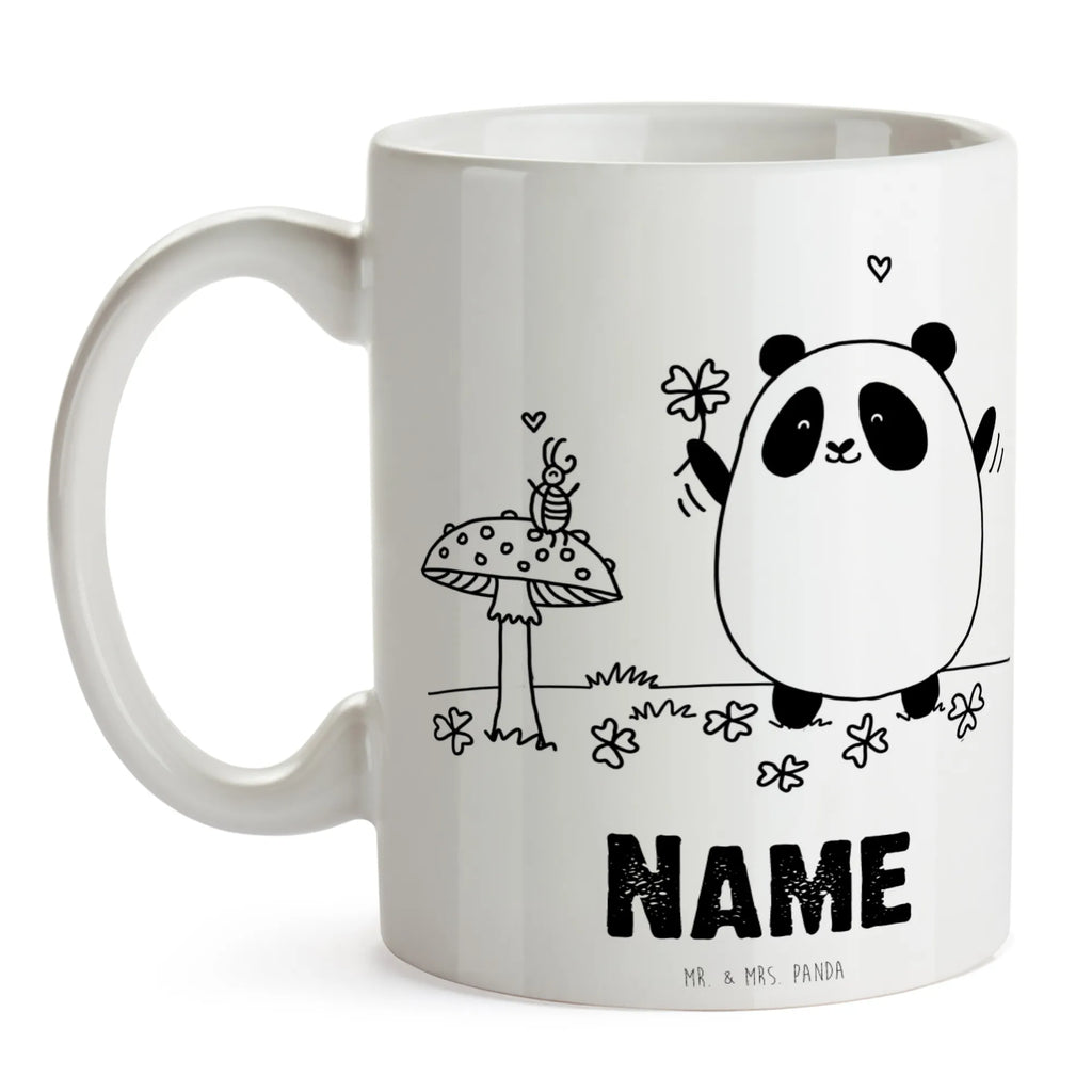 Personalised cup Panda Happiness Namenstasse, Wunschname, Personalisiert, Tasse mit Namen, Tasse, Namen, Drucken, Personalisierte Tasse