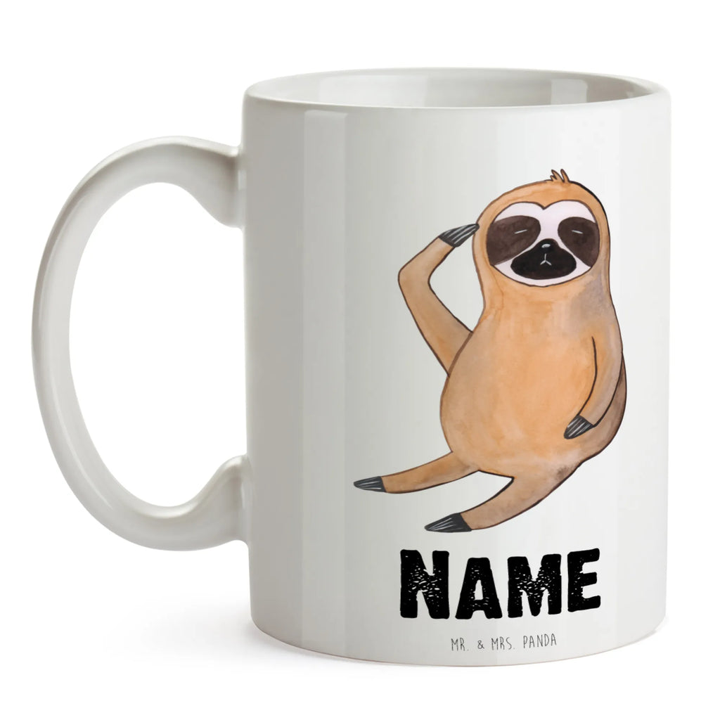 Personalisierte Tasse Faultier Vogel zeigen Tasse, Tasse mit Namen, Personalisiert, Wunschname, Personalisierte Tasse, Drucken, Namen, Namenstasse, Faultier, Faultier Geschenk, Faultier Deko, Spinner, Lieblingstier, Faultiere, Vogel, Faultierwelt, der frühe Vogel, früher Vogel, Frühaufsteher, Morgenmuffel, faul