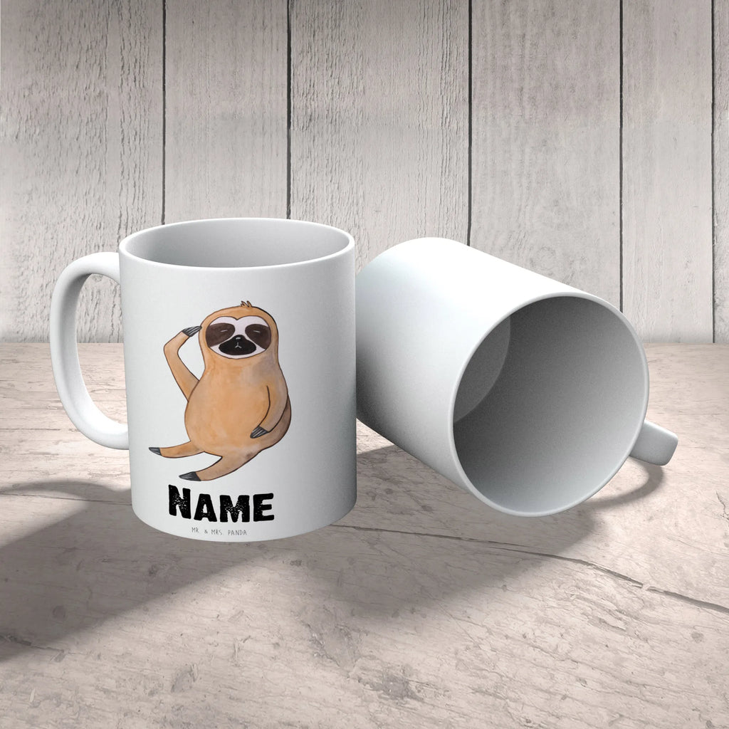 Personalisierte Tasse Faultier Vogel zeigen Tasse, Tasse mit Namen, Personalisiert, Wunschname, Personalisierte Tasse, Drucken, Namen, Namenstasse, Faultier, Faultier Geschenk, Faultier Deko, Spinner, Lieblingstier, Faultiere, Vogel, Faultierwelt, der frühe Vogel, früher Vogel, Frühaufsteher, Morgenmuffel, faul