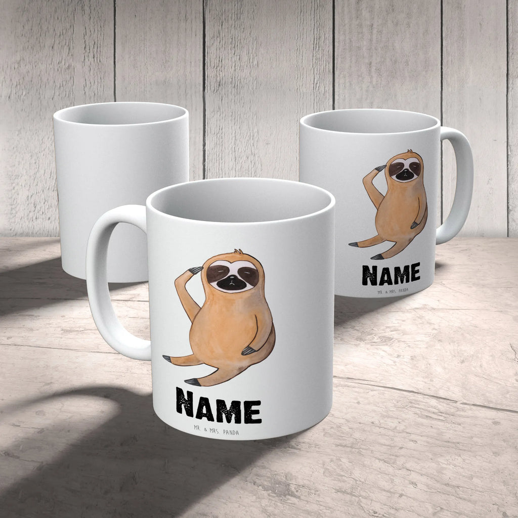 Personalisierte Tasse Faultier Vogel zeigen Tasse, Tasse mit Namen, Personalisiert, Wunschname, Personalisierte Tasse, Drucken, Namen, Namenstasse, Faultier, Faultier Geschenk, Faultier Deko, Spinner, Lieblingstier, Faultiere, Vogel, Faultierwelt, der frühe Vogel, früher Vogel, Frühaufsteher, Morgenmuffel, faul