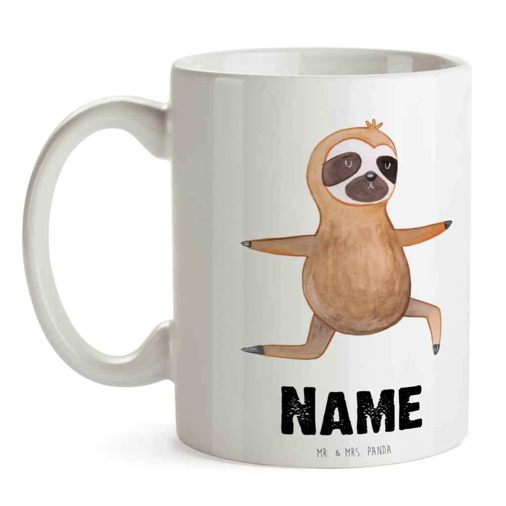 Spersonalizowany kubek leniwiec Joga Leniwiec, prezent z leniwcem, dekoracja z leniwcem