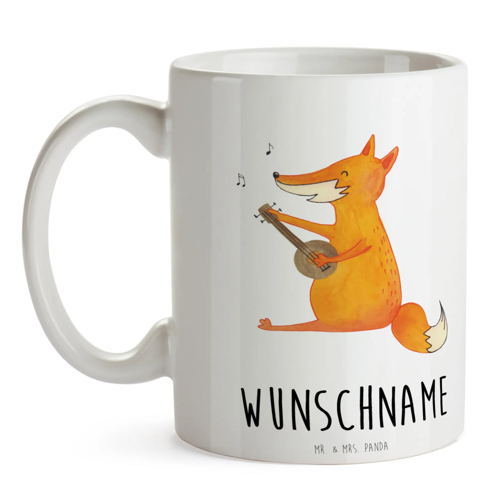 Personalisierte Tasse Fuchs Gitarre Namen, Namenstasse, Personalisierte Tasse, Personalisiert, Wunschname, Tasse, Drucken, Tasse mit Namen, Fuchs, Gitarre, Füchse, Geschenk Musiker, Musikerin, Musik Spruch, Sänger, Sängerin