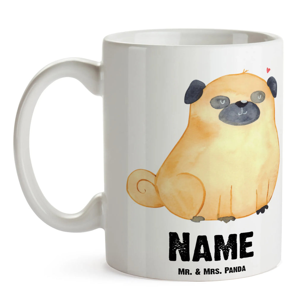 Personalisierte Tasse Mops Tasse, Personalisierte Tasse, Namen, Drucken, Tasse mit Namen, Wunschname, Namenstasse, Personalisiert, Hund, Hundemotiv, Haustier, Hunderasse, Tierliebhaber, Hundebesitzer, Sprüche, Hundeliebe, Mops, Liebe