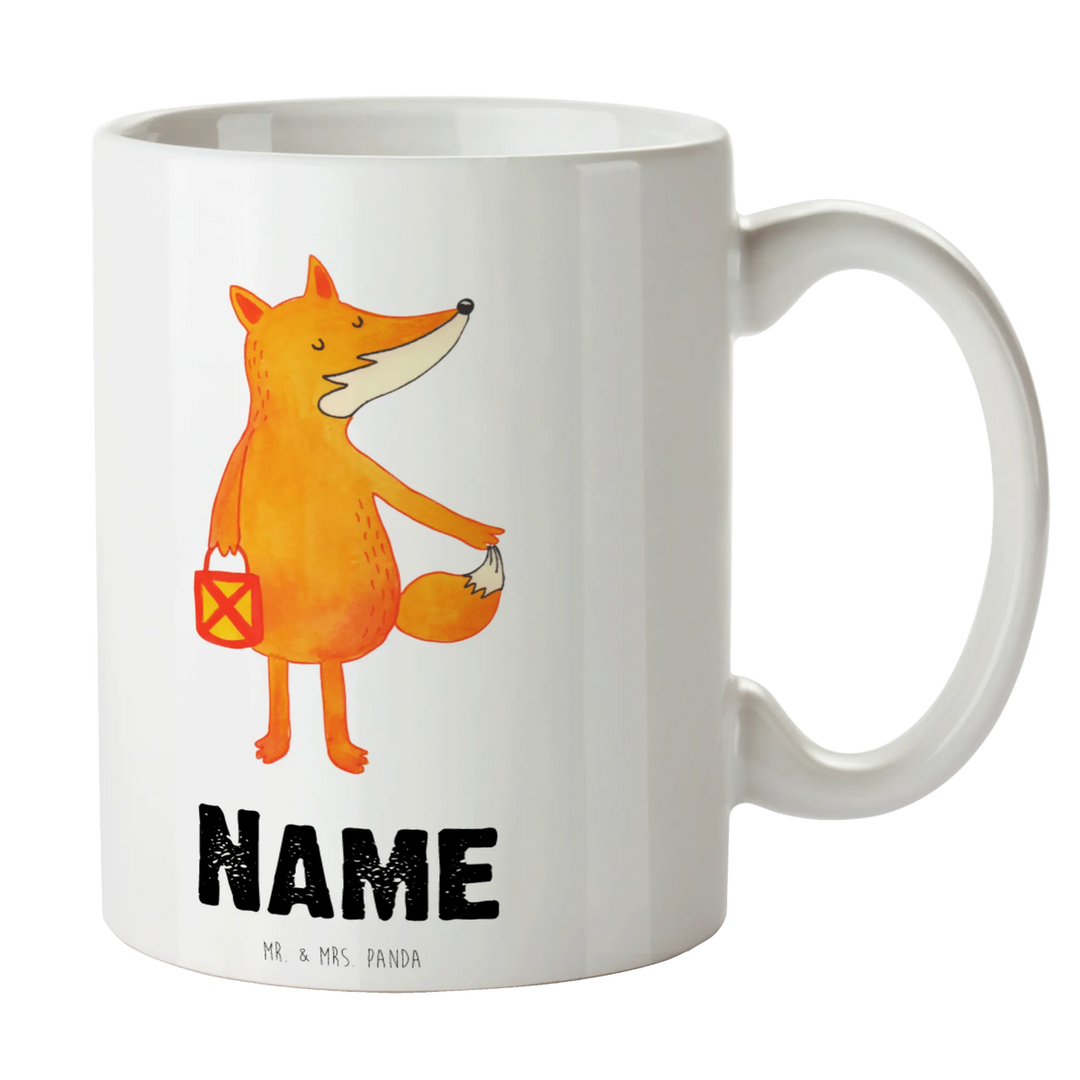 Personalised cup Fox Lantern animal lover, foxes, forest wildlife, clever as a fox, Cheer up, Foxes, Caesar Otto Hugo Flaischlen, Spell comforting, Saint Martin, Lovesickness Spell, Lantern, Lantern parade
