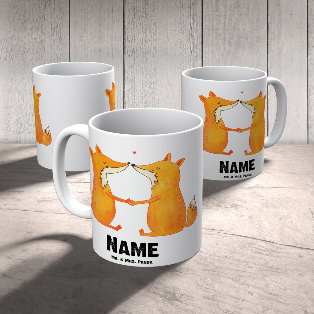 Personalisierte Tasse Füchse Liebe Personalisiert, Tasse mit Namen, Namen, Personalisierte Tasse, Drucken, Namenstasse, Wunschname, Tasse, Fuchs, Freund, Verlobte, Ehemann, Fox, Paar, Ehe, Liebesbeweis, Ehefrau, Füchse, Partner, Liebe, Liebespaar, Freundin