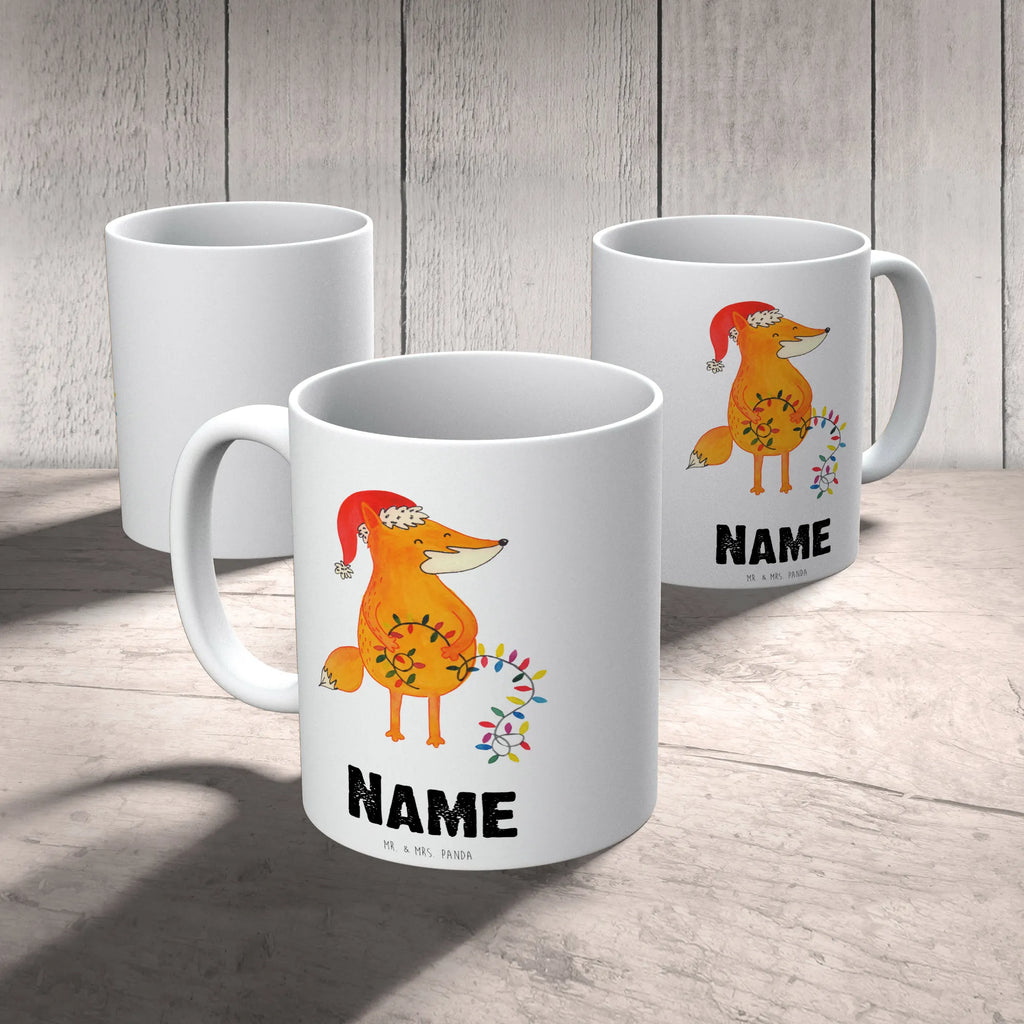 Personalisierte Tasse Fuchs Weihnachten Wunschname, Drucken, Tasse mit Namen, Namenstasse, Namen, Personalisierte Tasse, Personalisiert, Tasse, Weihnachten, Winter, Weihnachtsdeko, Nikolaus, Advent, Heiligabend, Wintermotiv, Fuchs, Geschenk Weihnachten, Weihnachtsmann, Füchse, Weihnachtszeit, Spruch schön